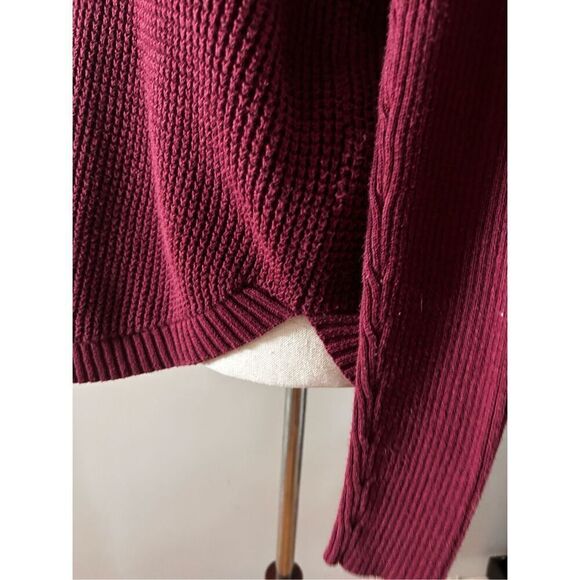 Michael Kors red sweater oversized turtle neck size small - Picture 2 of 6